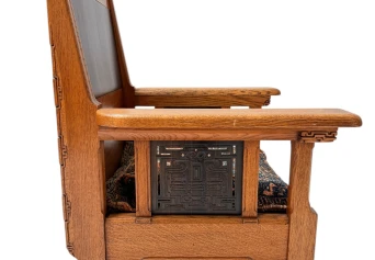 Arts & Crafts Art Nouveau Armchair by Carel Adolph Lion Cachet, 1900s